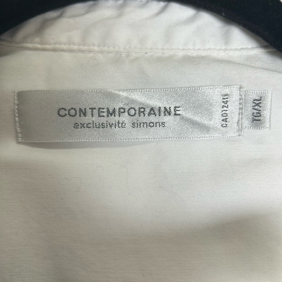 White Button-Up Shirt - Picture 4 of 6